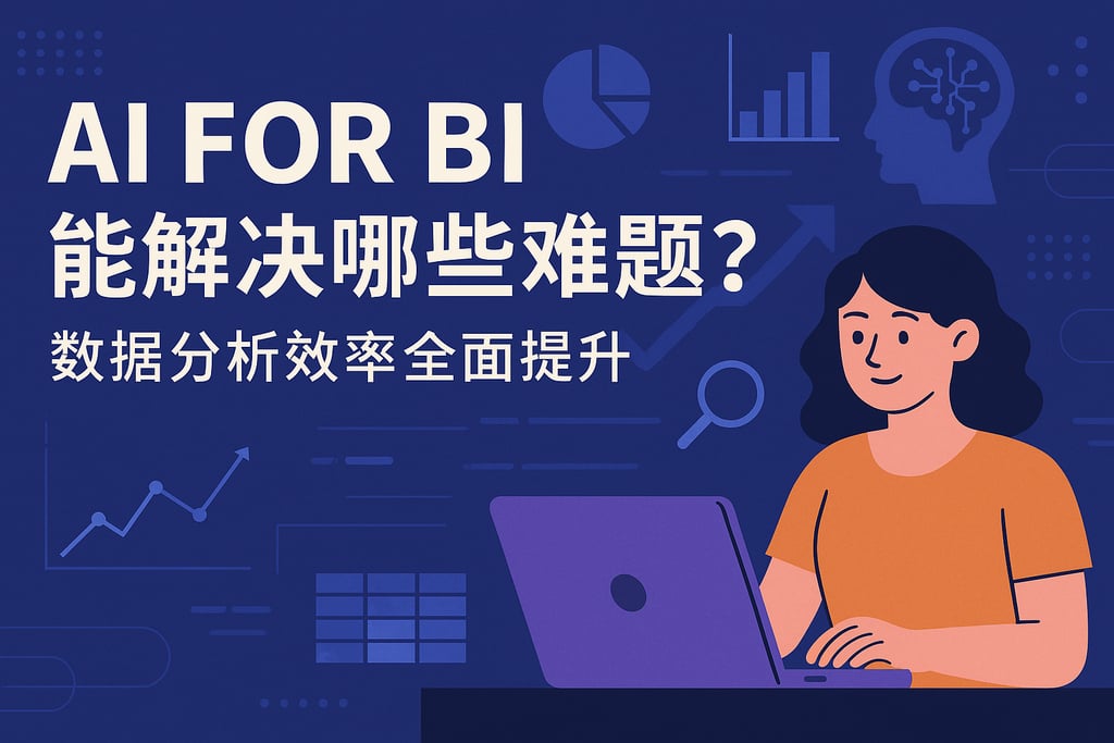 AI For BI能解决哪些难题？数据分析效率全面提升